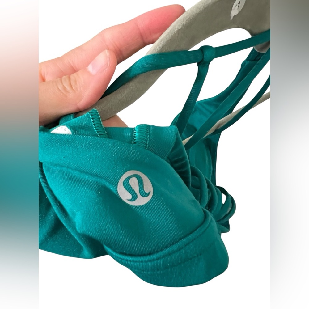 Lululemon Raise The Barre Bra Teal Green - Picture 5 of 6